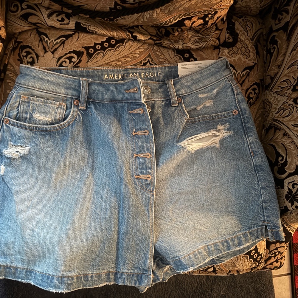 American Eagle Outfitters Blue Denim Women's Skort